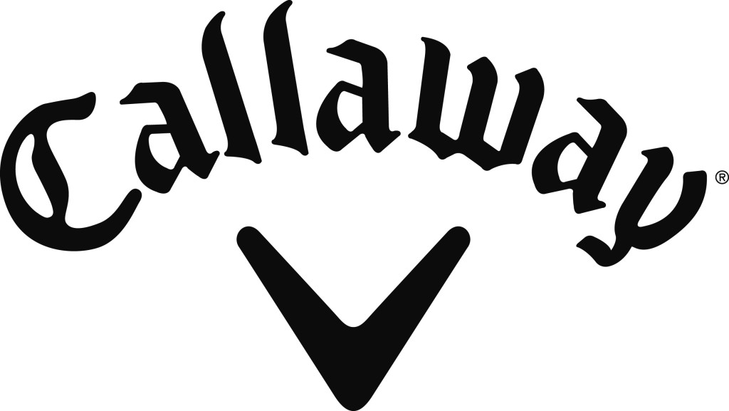 Callaway Golf Chevron white on black