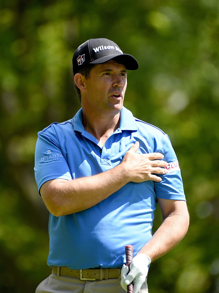 Edged out: Padraig Harrington (Photo by Ross Kinnaird/Getty Images)