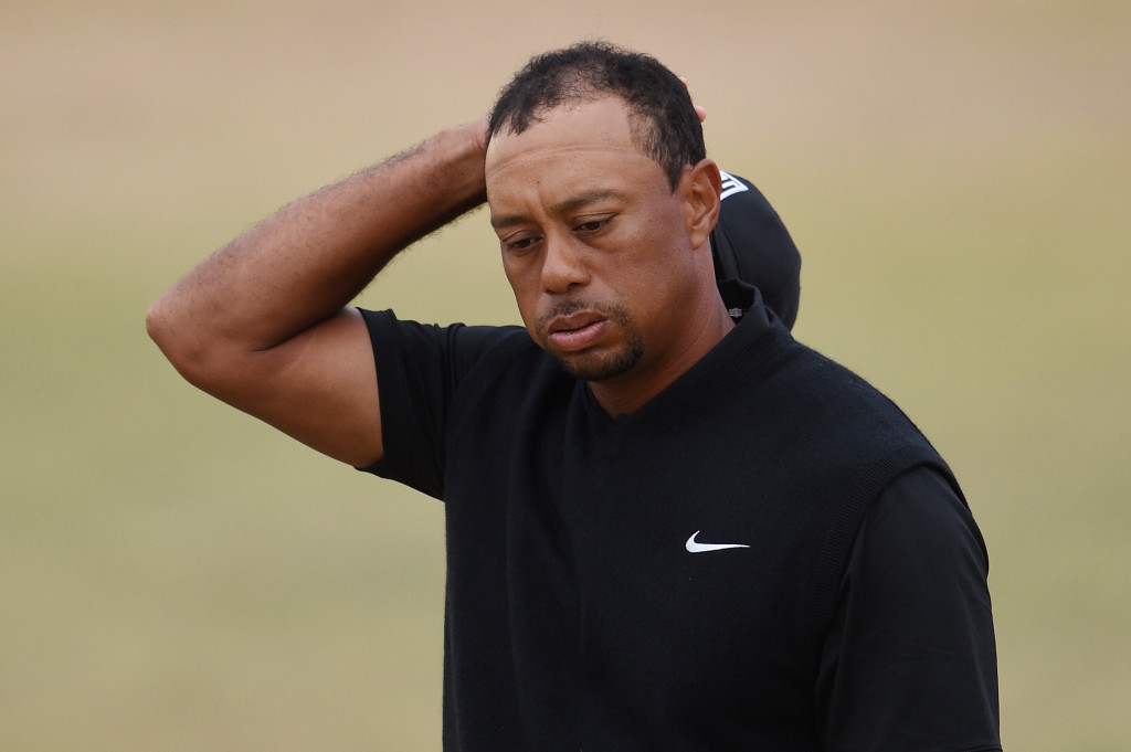 A dejected Tiger at Chambers Bay (Picture: gettyimages)