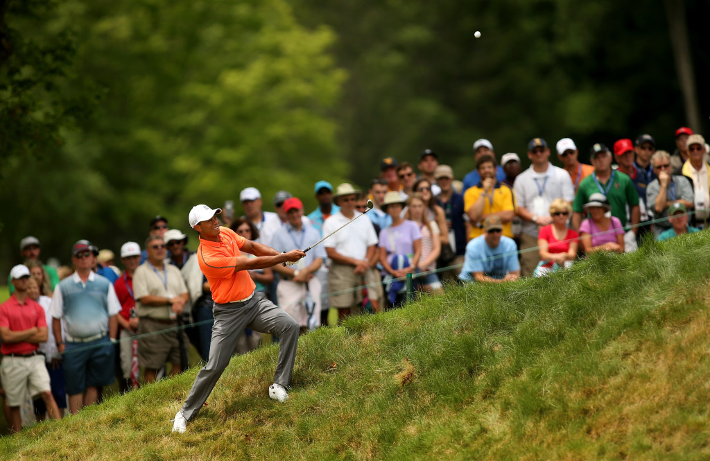 Woods found his touch at the Greenbrier Classic (Photo by Darren Carroll/Getty Images)