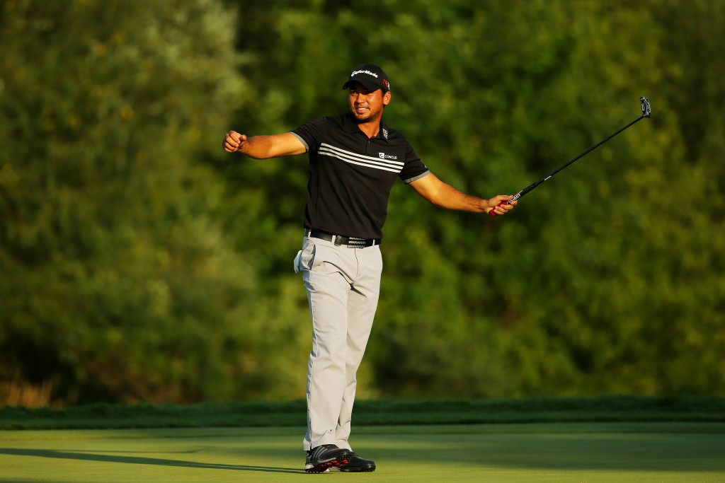 Deserved winner: Jason Day celebrates his maiden victory at a Major (Photo by Getty Images)