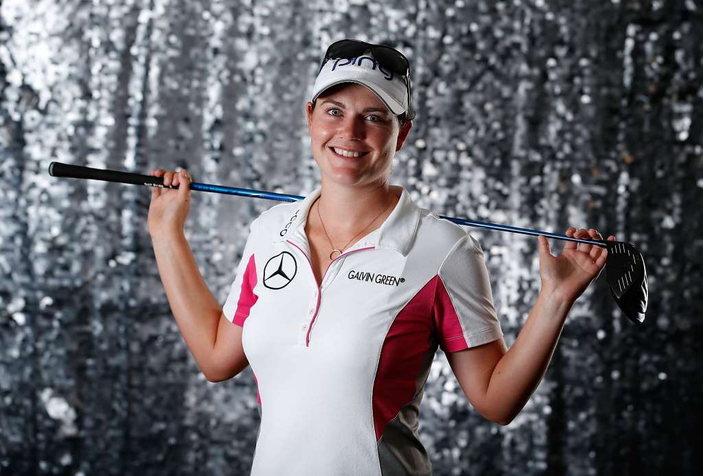 Masson on a mission: Caroline Masson is desperate to spread the gospel of golf to her fellow Germans (Photo by Gregory Shamus/Getty Images)