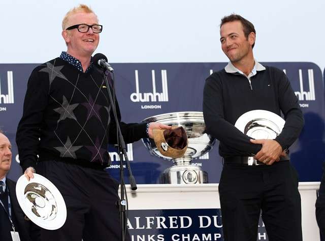 Sour taste: Chris Evans' performance at Dunhill in 2011 called his handicap into question (Photo by Getty Images)