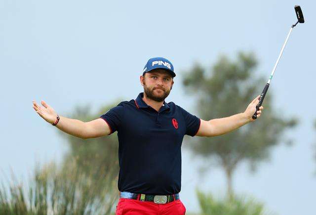 An old foe: Chris Wood played with Andy Sullivan at county level and came up against his fellow Englishman again in the Algarve (Photo by Getty Images)