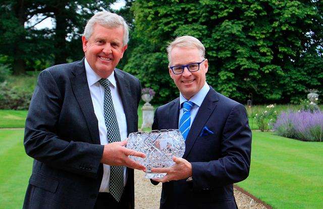 Exciting era: New European Tour chief executive, Keith Pelley (right), has made a favourable impression on the players (Photo by Getty Images)