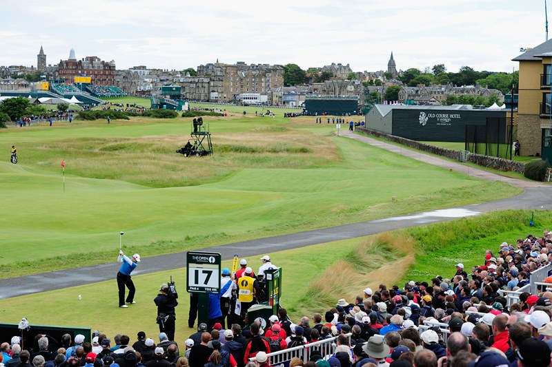 Shameless perversion: The Road Hole at St Andrews found itself with a new tee position (photo by Getty Images)