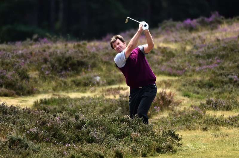 Hurry up: Sir Nick Faldo (photo by Getty Images)