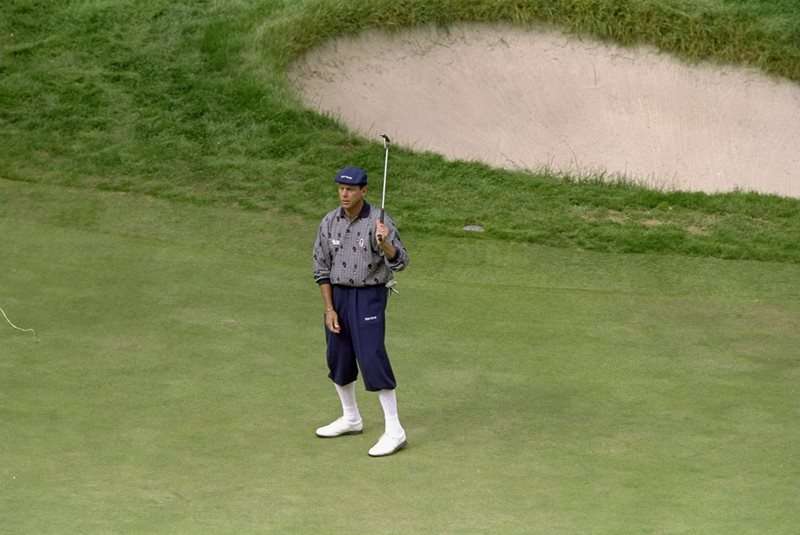 Disgusted: Payne Stewart fell foul of the USGA's course set-up tactics at the 1998 US Open at Olympic Club (photo by Getty Images)