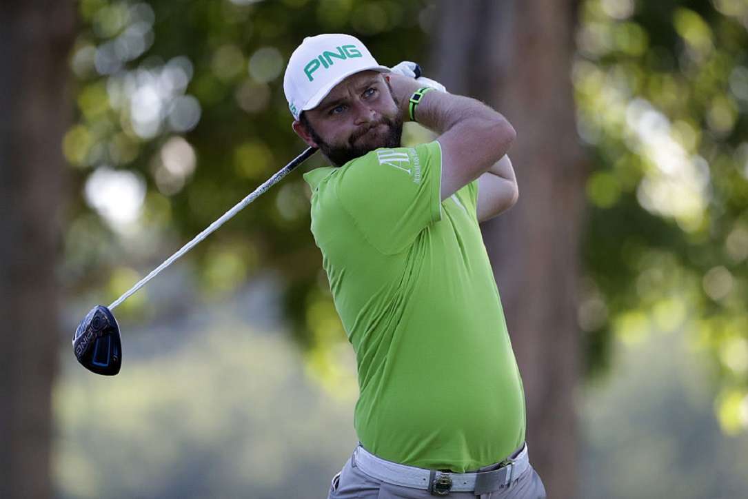 during a practice round prior to the 2016 PGA Championship at Baltusrol Golf Club on July 27, 2016 in Springfield, New Jersey.