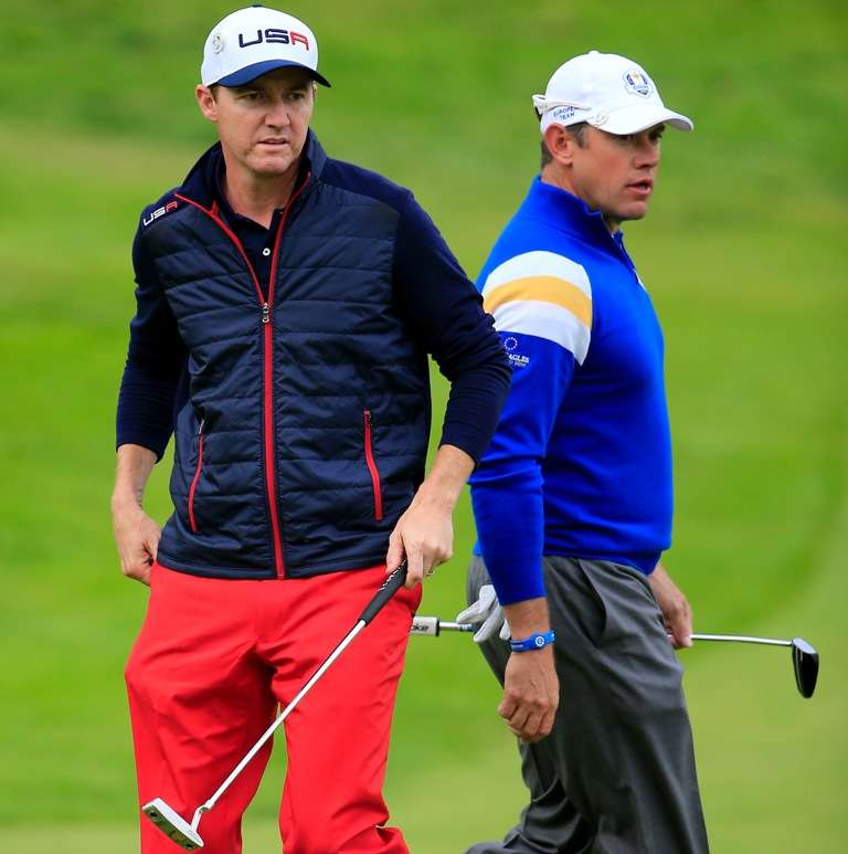 It's a shoo-in: Jimmy Walker, beating Lee Westwood here at Gleneagles, looks a certainty for a second Ryder Cup appearance at hazeltine next month (Photo by Getty Images)