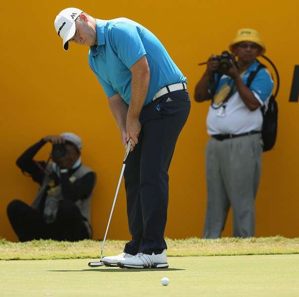 Handicap: Marcus Fraser struggles on long courses but revels on the greens (photo by Getty)