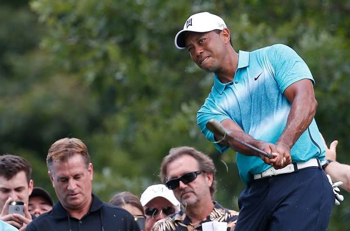 Tiger Woods and David Duval were often known to spit on the course