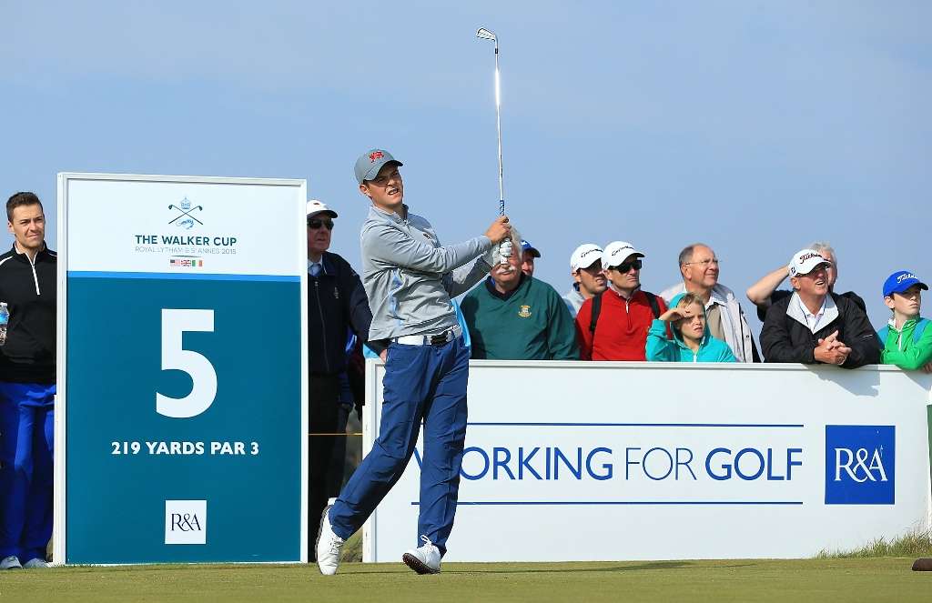 Up and running: Former Walker Cup star Jack McDonald has progressed from the first stage of qualifying school (photo by Getty Images)