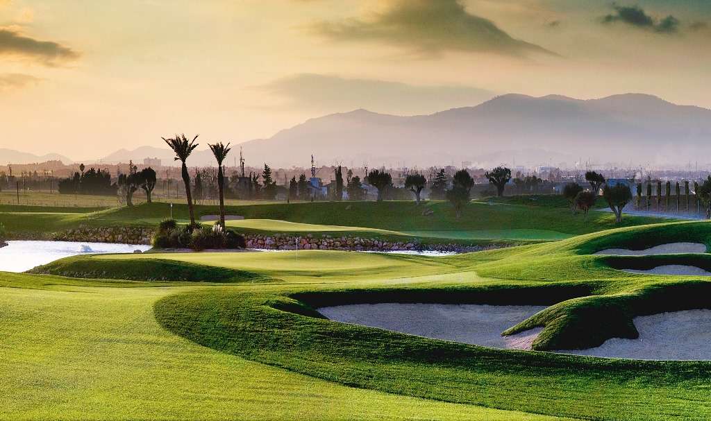 Water, water everywhere: The fourth and fifth holes at Son Gual